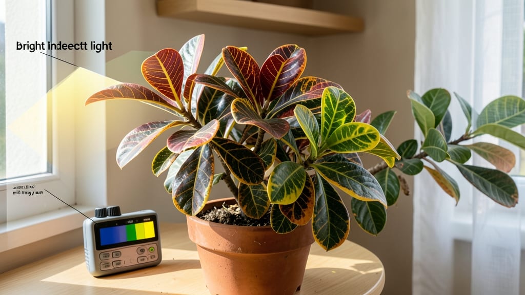 How Much Light Do Croton Plants Need: Bright Indirect Sun for Vibrant Foliage Growth