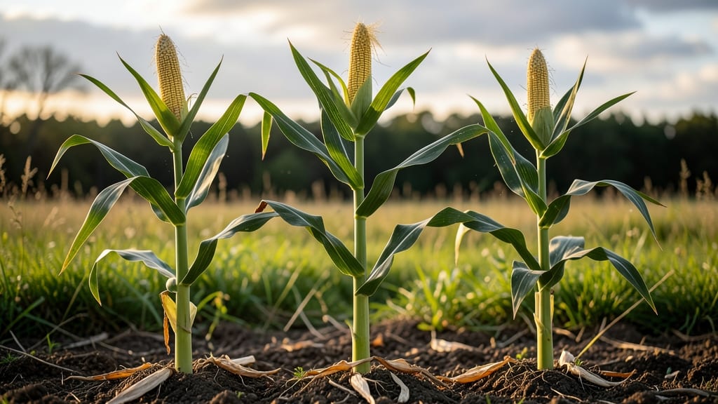 How Tall Do Corn Plants Grow: Variety Height Chart and Space-Saving Tips