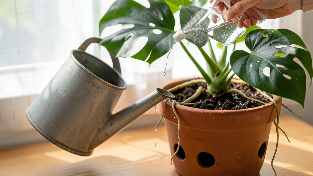 Monstera Plant Watering Guide: How Often to Avoid Root Rot or Dry Leaves