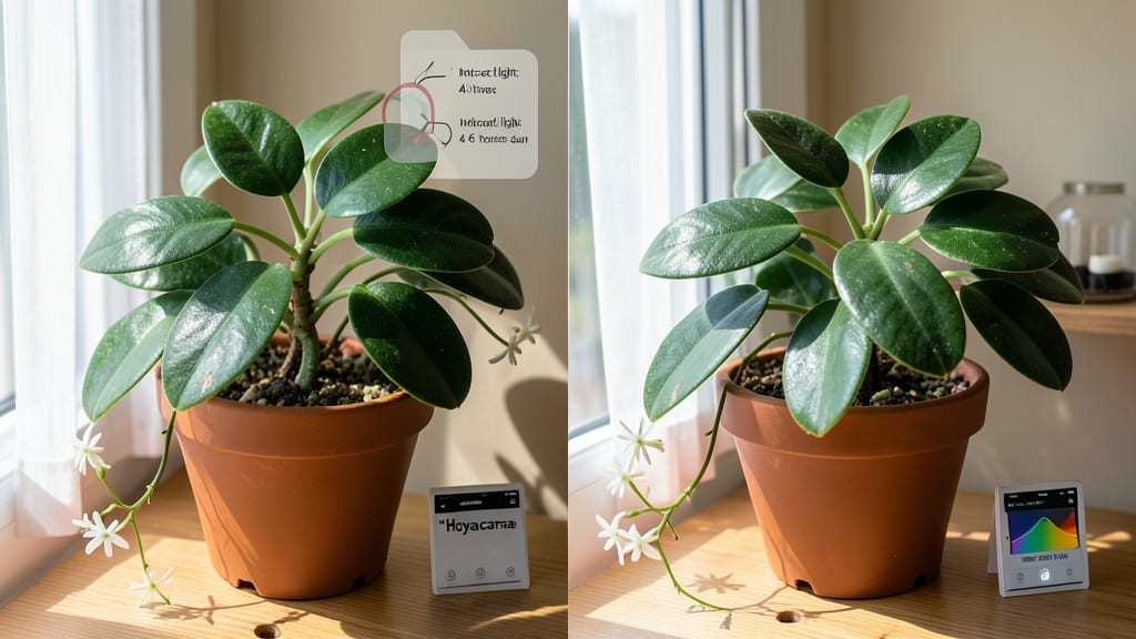How Much Light Does a Hoya Plant Need: Bright Indirect Sunlight Secrets for Thriving Vines