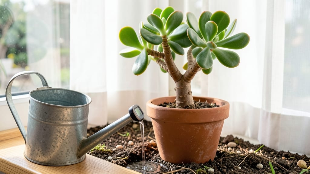 Jade Plant Watering Guide: The Right Amount for Thriving Leaves