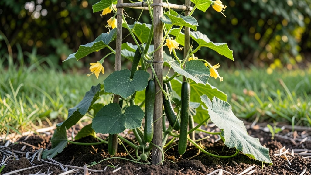 How Tall Do Cucumber Plants Grow: Space-Saving Varieties for Small Gardens